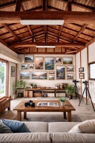 木のガレージのギャラリー